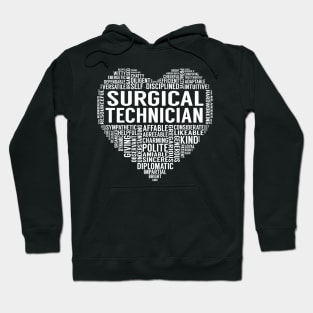 Surgical Technician Heart Hoodie